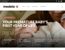 Tablet Screenshot of medelabreastfeedingtips.ca
